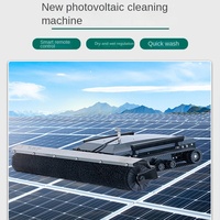 Robot de nettoyage intelligent à télécommande pour panneaux solaires, anti-chute, double usage sec/humide, nettoyage rapide pour centrales photovoltaïques