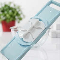 Mandoline Snijder Groentesnijder Handmatig Plastic Vaatwasmachinebestendig 2,5mm-4,0mm Julienne Snijder Ui Aardappel Gepatenteerde Bescherming