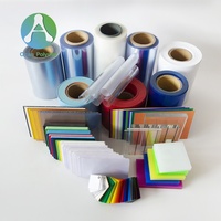 Prix d'usine Rouleau de PVC rigide personnalisable Feuilles de film mince en plastique PVC de couleur claire
