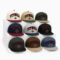 Gorra de Béisbol Plana con Logotipo Personalizado OEM ODM, Gorra Estructurada con Visera Plana Bordada para Ropa Urbana y Marcas de Moda de Diseñador