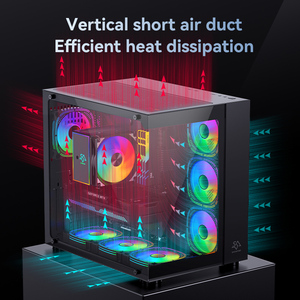 Профессиональный новый игровой чехол для аквариума с пыленепроницаемой полной башней ATX корпус для E-ATX, чехлы и башни для компьютера - Product Image 5