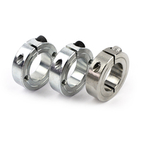 Collier de serrage à axe fendu simple de haute qualité 16mm 32mm ou sur mesure, colliers de serrage d'axe réglables en acier au carbone et aluminium