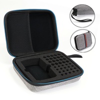 Petite coque rigide EVA batterie pochette de rangement organisateur étui étanche pour accessoires numériques pour écouteurs étui de transport