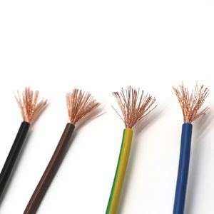 Conducteur flexible RV isolé en PVC 450V 750V 0,5mm² 0,75mm² à âme en cuivre multibrins pour connexions électriques - Product Image 4