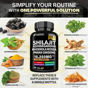 Oem Atacado Shilajit Cápsula <span class=keywords><strong>Ashwagandha</strong></span> Shilajit Resina Extract Cápsulas Com Rhodiola Rosea Panax Ginseng Suplemento - Product Image 3