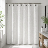 Rideaux Transparents Blancs 100% Polyester avec Filtration de la Lumière pour Fenêtres et Portes - Décoration Intérieure Salon et Balcon