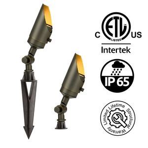 כיוונית ip65 מתח נמוך עמיד למים 12 וולט ספייק פליז חיצוני פליז תאורה לבית עץ דשא - Product Image 3