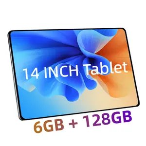 Tablet layar sentuh 14 "2023*1920 IPS, PC Tablet Android 13 Octa Core RAM 6G ROM 1200 GB Sim ganda FHD Wifi layar sentuh besar ramping Oem 128