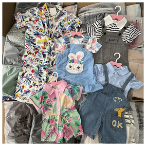 Wholesale <b>Mixed</b> Used Children's Clothing Inventory Summer Children's Cartoon Printed Casual Clothing Style Random Shipment - Product Image 4