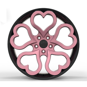 Jantes en aluminium forgé 6061-T6 Speedmega Monoblock 19 pouces noir rose personnalisées 5x120 5x112 pour Premium 3.0 2020 - Product Image 2