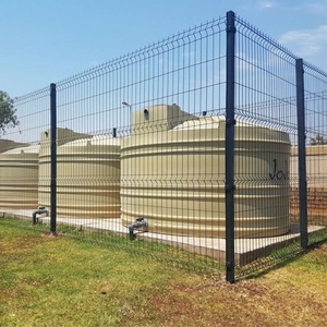 Clôture <span class=keywords><strong>en</strong></span> treillis soudé 3D galvanisé à chaud et recouvert de PVC pour la sécurité extérieure des villas, parcs, fermes et jardins - Product Image 4