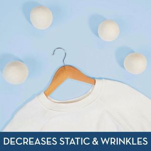 Boules de séchage en laine de Nouvelle-Zélande de haute qualité, réutilisables, réduisent le temps de séchage, hypoallergéniques, adoucissant textile biologique premium - Product Image 6