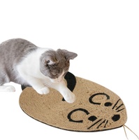 Jouet pour animaux de compagnie, griffoir anti-rayures pour chat, fournitures pour chatons, griffoir en lin résistant à l'usure, griffoir pour chat, planche à griffer pour chat