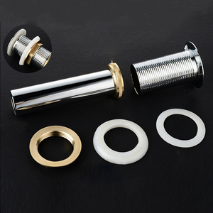 304 الفولاذ المقاوم للصدأ كبير زر أداة تصريف منبثقة سدادة كروم حوض دفع أسفل المياه بالوعة استنزاف - Product Image 4