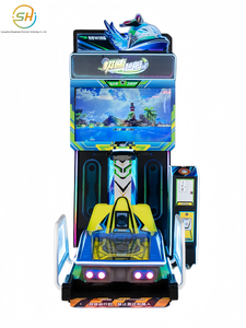 Simulateur d'arcade de bateau rapide à commande manuelle pour un joueur, pour les 6 ans et plus, jeu électronique à monnayeur avec alimentation 110/220V - Product Image 4