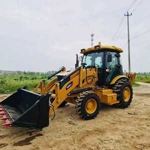 รถตักล้อยาง CAT รุ่น 420F2 สีเหลือง อุปกรณ์ก่อสร้าง รถตักหน้าขุดหลัง กำลังยก 9 ตัน ปั๊มกำลัง 75 กิโลวัตต์ - Product Image 4
