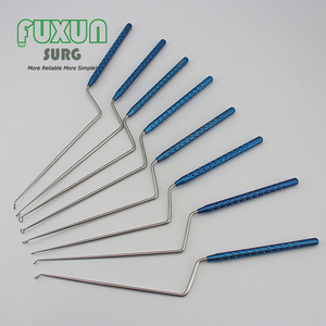Microchirurgische Basis Voor Neurochirurgie Handleiding Chirurgische Instrumenten Bajonet Micro <span class=keywords><strong>Ring</strong></span> Messen Halve Maan <span class=keywords><strong>Curette</strong></span> - Product Image 2