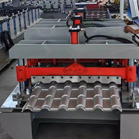 Machine de formage de tuiles en acier galvanisé PPGI à grande vitesse pour le marché africain
