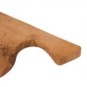 Rustic Edge Wood Chopping <b>Block</b> Rectangle <b>Shape</b> Easy to Clean 1.3 cm Thickness - Product Image 1