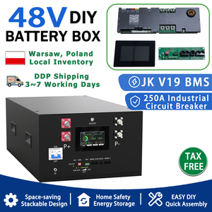 กล่องแบตเตอรี่ DIY 48V ยุโรป โปแลนด์ พร้อม JK V19 BMS สำหรับประกอบชุดแบตเตอรี่ลิเธียมเก็บพลังงานภายในบ้าน - Product Image 1