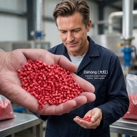 Granulés de polypropylène vierge PP, matière première pour le moulage par injection de produits plastiques ménagers