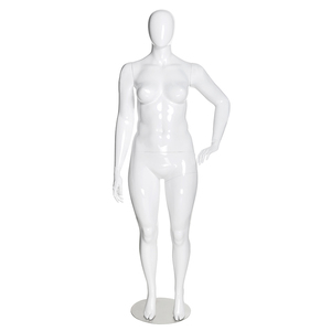 Maniquí <span class=keywords><strong>de</strong></span> tamaño grande <span class=keywords><strong>usado</strong></span> al por mayor <span class=keywords><strong>de</strong></span> <span class=keywords><strong>fibra</strong></span> <span class=keywords><strong>de</strong></span> <span class=keywords><strong>vidrio</strong></span>, maniquí femenino <span class=keywords><strong>de</strong></span> cuerpo completo con cabeza <span class=keywords><strong>de</strong></span> huevo abstracta - Product Image 3