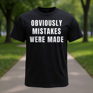 T-shirt humoristique « des erreurs ont été commises » pour amputation du bras ou de la jambe - Product Image 1