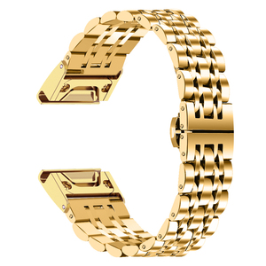 Correa de reloj de liberación rápida de acero inoxidable de 7 Cuentas de 22/26MM para <span class=keywords><strong>Garmin</strong></span> Fenix7X/6XPRO/935/3HR/<span class=keywords><strong>S62</strong></span> para accesorios de correas de reloj <span class=keywords><strong>Garmin</strong></span> - Product Image 5