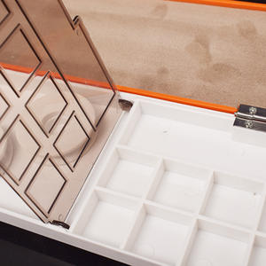 Multi Functional Fishing <b>Tackle</b> <b>Box</b> 45cm Rigid Abs Storage Case For Anglers Outdoor Use - Product Image 1