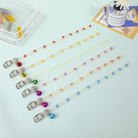 Collier Lumineux en Silicone pour Chien et Chat, Motif Patte, Fluorescent, Boucle Réglable, Clochette, Sécurité Nocturne, Étanche, Anti-Perte, Doux et Adorable pour Petits Animaux
