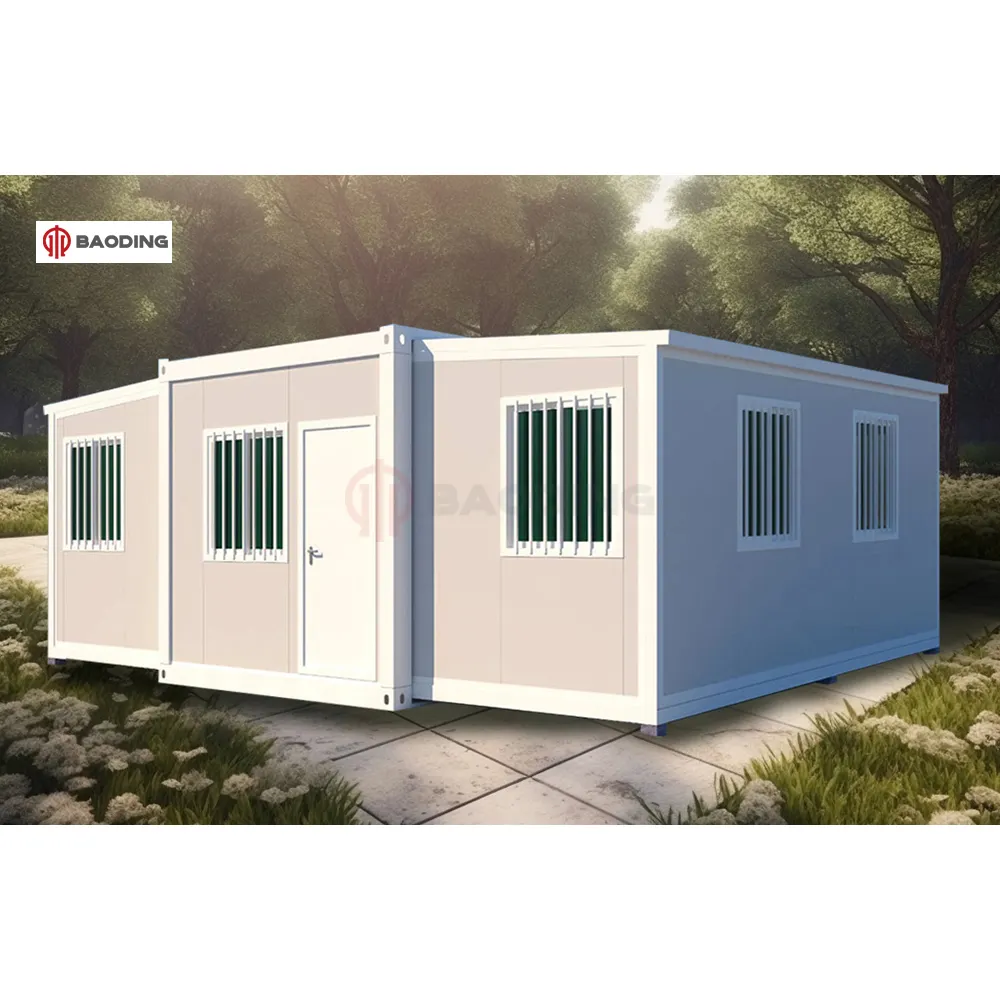 Projectleverancier Hutten Modulaire 20ft Containerhuis Casa Flat Pack Camp Prefab Container Home