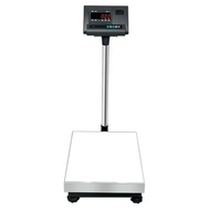 Balance de plateforme industrielle haute précision 100 kg - Modèle TCS en acier inoxydable robuste - Écran tactile LCD pour atelier