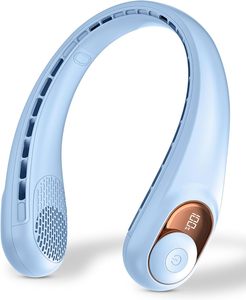 Wholesale Personal <b>Cooler</b> Neck Fan Hands-Free Portable Bladeless Neck Fan Rechargeable Wearable <b>Mini</b> Fan Gift for Men And Women - Product Image 3