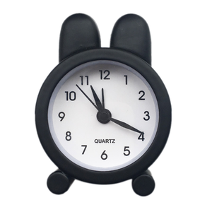 Réveil mécanique en forme de <span class=keywords><strong>lapin</strong></span>, créatif, mignon, mini, en plastique, avec aiguilles, pour enfants, étudiants, horloge de bureau - Product Image 1