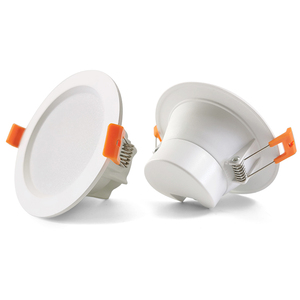 Moderna Luminaria Empotrada LED, Carcasa de Plástico y Aluminio con Clasificación IP44, con Recorte de 90 mm para Hogar u Oficina - Product Image 1