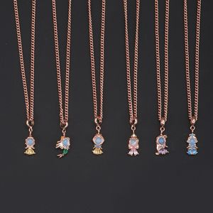 Collar <span class=keywords><strong>de</strong></span> princesa <span class=keywords><strong>de</strong></span> circón delicado para <span class=keywords><strong>mujer</strong></span>, collar con colgante <span class=keywords><strong>de</strong></span> declaración <span class=keywords><strong>de</strong></span> princesa <span class=keywords><strong>de</strong></span> cristal dorado, Bisutería - Product Image 3