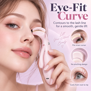 <b>Heated</b> Eyelash Curler 3 <b>Heat</b> Levels Memory Function <b>USB</b> Rechargeable Lash Styling Tool for Daily Makeup - Product Image 4