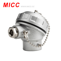 MICC KNE Alloy-Aluminium Thermowell Thermocouple Junction Head Tahan Suhu Tinggi IP67 Tahan Air Kelas Akurasi 1 OEM