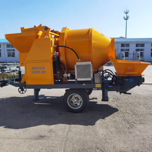 เครื่องผสมคอนกรีตไฟฟ้าพร้อมปั๊มเครื่องผสมคอนกรีต JBS40 - Product Image 1