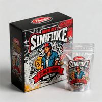 Sacs en Mylar à vente chaude 3,5 g 3,5 g 7 g 14 g 1 lb avec boîte personnalisée, sacs en Mylar exotiques 3,5 avec boîtes d'emballage holographiques