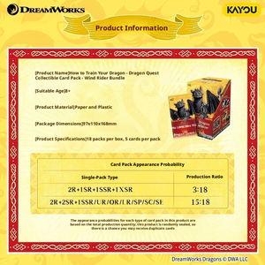 Kahou วิธีฝึกมังกรมังกรของคุณเพื่อค้นหาการ์ดสะสมขี่ไปรุ่น WIND Sea Series <span class=keywords><strong>1</strong></span>ขายส่ง/ขายปลีก - Product Image 5