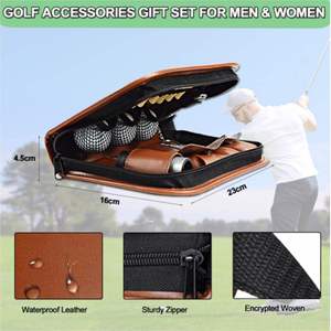 Bolsa de Transporte Promocional de Piel Sintética para Almacenamiento de Pelotas, Estuche para Accesorios de Golf al Aire Libre - Product Image 4