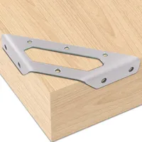 Support d'angle universel en acier inoxydable 304, multifonctionnel, à trois côtés, pour fixation d'angle, durable, haute qualité, inversé