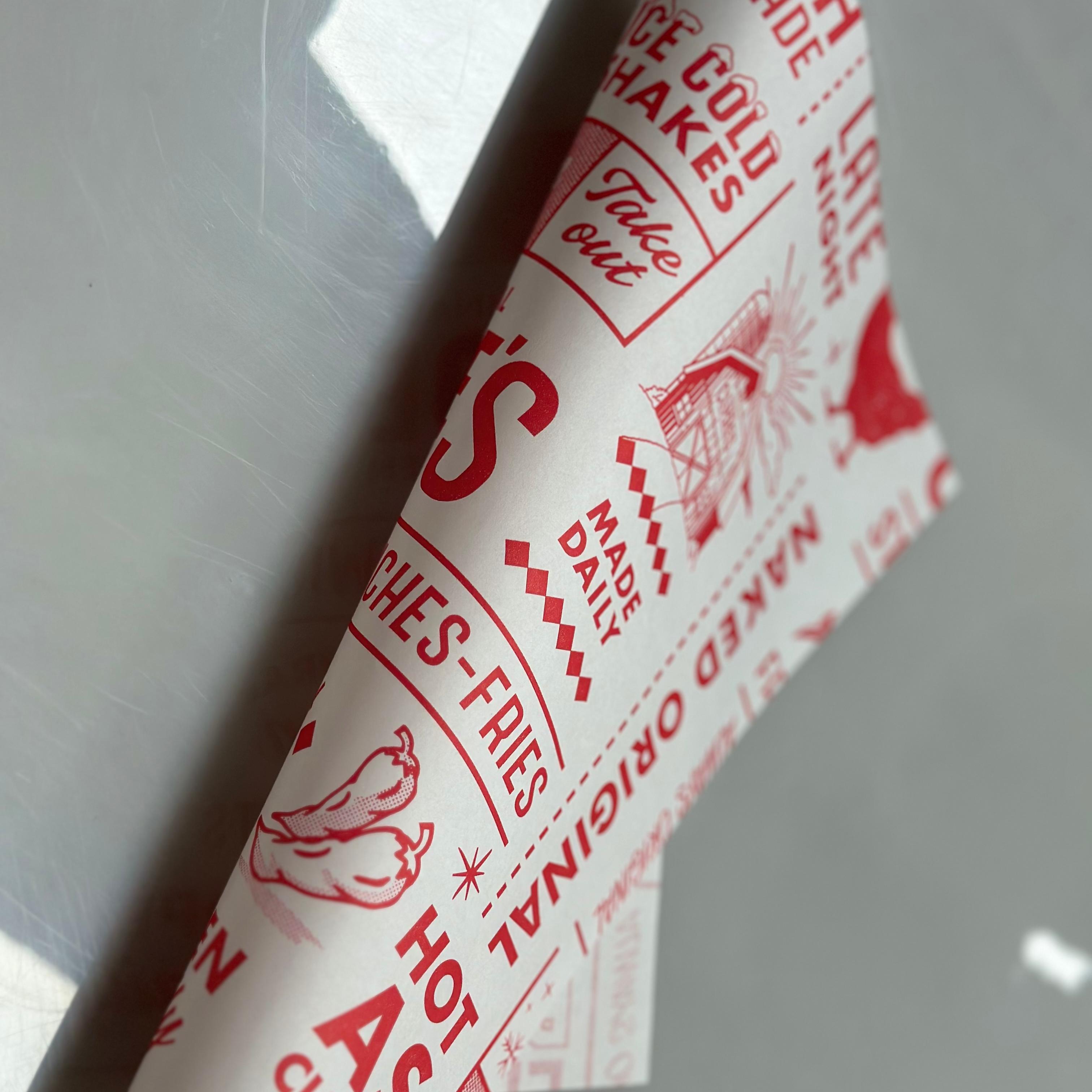 customized greaseproof paper