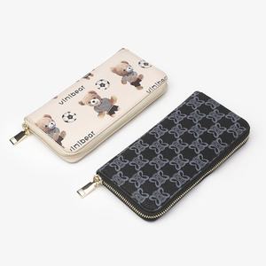 Portefeuille long pour femme en cuir PU avec fermeture éclair en cuivre personnalisée, porte-cartes de crédit, porte-téléphone, vente en gros de portefeuilles pour femmes - Product Image 3