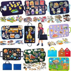 Recién llegados, regalo <span class=keywords><strong>de</strong></span> Navidad, paquete <span class=keywords><strong>de</strong></span> 12, tablero <span class=keywords><strong>de</strong></span> historias <span class=keywords><strong>de</strong></span> <span class=keywords><strong>fieltro</strong></span>, cuentos <span class=keywords><strong>de</strong></span> hadas, franela plegable con actividades preescolares - Product Image 5