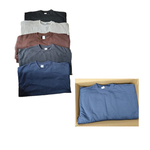 Camiseta de algodón de 100% pulgadas, prenda de vestir de algodón, color negro - Product Image 4