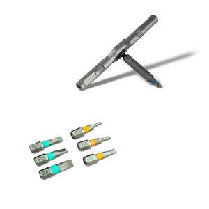 Juego de destornilladores de trinquete Hengfeng 24 en 1 con puntas magnéticas para herramientas de reparación en el hogar - Product Image 1