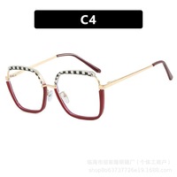 Lunettes anti-lumière bleue, verres PC transparents, monture carrée TR90, légères, lunettes de mode pour ordinateur, pour femmes de bureau