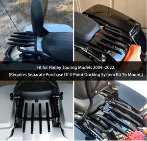 Porte-bagages de montage furtif pour moto, support de montage arrière amovible pour Harley Touring Street